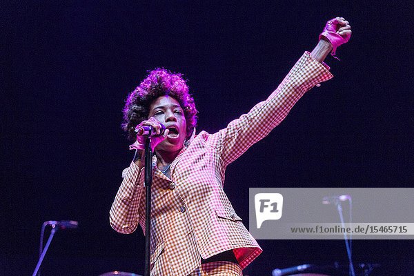 Madrid  Spain-July 10: Macy Gray performs on stage at Noches del Botanico festival on july 10  2019 in Madrid  Spain (Photo by Angel Manzano)