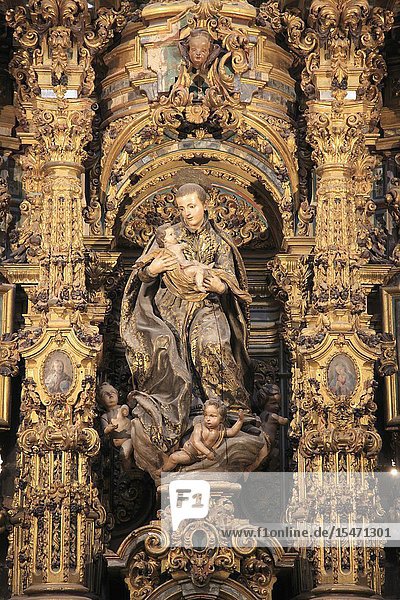 Spain Andalusia Seville Iglesia de San Luis de los Franceses interior .