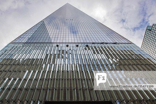 New York City USA. The newly build Freedom Tower erected on the site of the former Twin Towers.