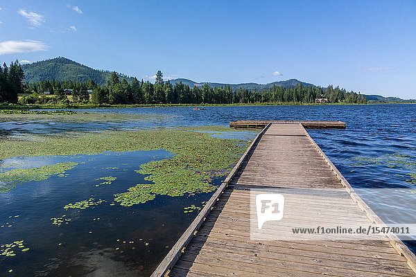 Rose Lake in North Idaho.