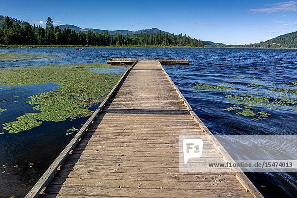 Rose Lake in North Idaho.