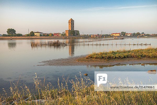 Ca'Pasquali and Laguna di Venezia at morning Cavallino - Treporti Venice Veneto Italy Europe.