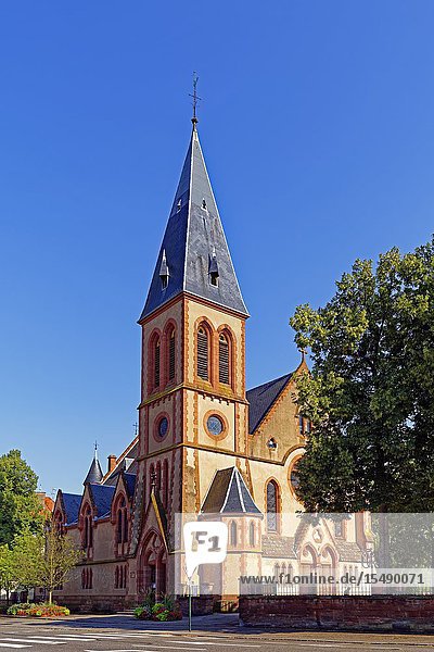 Ancienne Eglise de Garnison  Rue du Maréchal Foch  Haguenau  Elsass  Frankreich  Europa