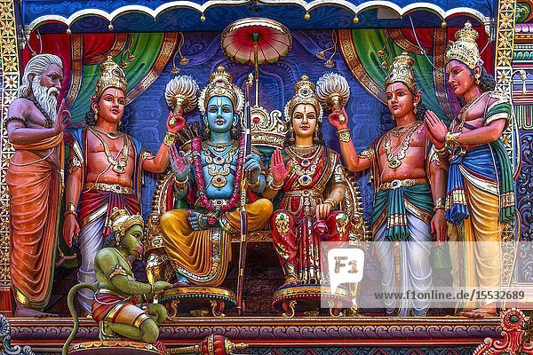 Singapore Sri Krishnan hindou Temple.