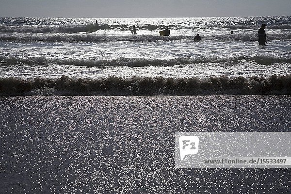 People in the sea
