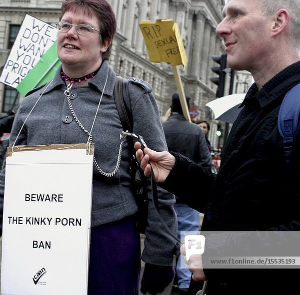 CAAN Consenting Adult Action Network sexual freedom protest 25 Jan 2009 London UK CAAN is fighting for the freedom of adults to view or engage in consensual activities in private Under the extreme porn ban which came into effect on 26 January the possession of images depicting legal sexual activity will be a criminal offence