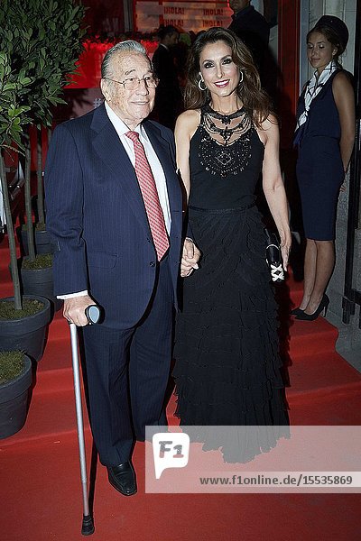 Victoriano Valencia Paloma Cuevas arrives Hola Magazine 75th Anniversary Party at Las Alajas Palacio on September 12 2019 in Madrid Spain