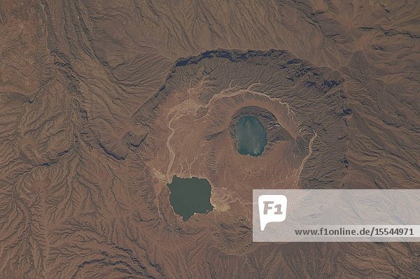 Deriba Caldera In Sudan Is Featured In This Image Photographed By An Expedition 18 Crewmember On The International Space Station Deriba Caldera Is A Geologically Young Volcanic Structure Located At The Top