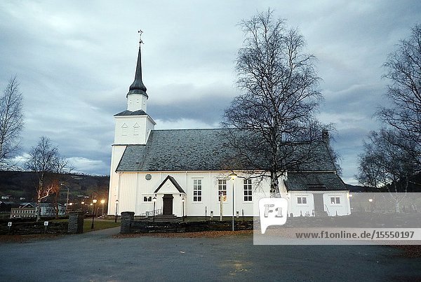 Soknedal church. Norway.