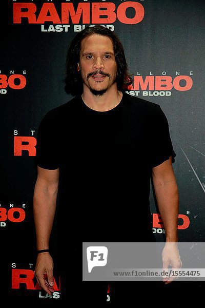 Actor Sergio Peris-Mencheta in the photocall of the movie Rambo: last Blood.September 26 2019 Madrid