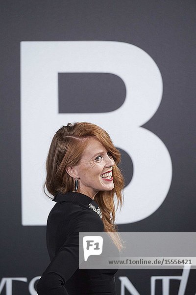 Maria Castro attends Yves Saint Laurent ‘Libre’ Fragance Party at Frabrica de Tapices on September 30 2019 in Madrid Spain