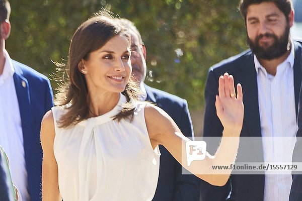 Queen Letizia of Spain visit Los Alcazares (Murcia) after the September floods on October 4 2019 Spain