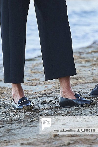 Queen Letizia of Spain visit Los Alcazares (Murcia) after the September floods on October 4 2019 Spain