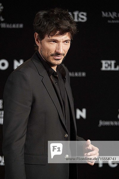 Andres Velencoso attends ICON Awards 2019 at Real Fabrica de Tapices on October 9 2019 in Madrid Spain