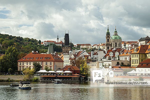 Mala Strana in Prague Czechia.