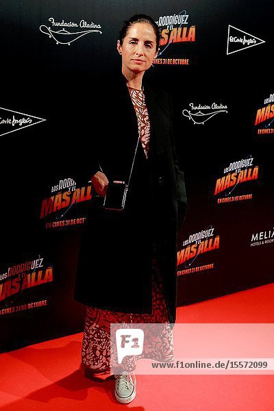Carolina Herrera Attends the photocall of the movie “Los Rodríguez y el más allá ..October 23 2019 Callao cinema Madrid.