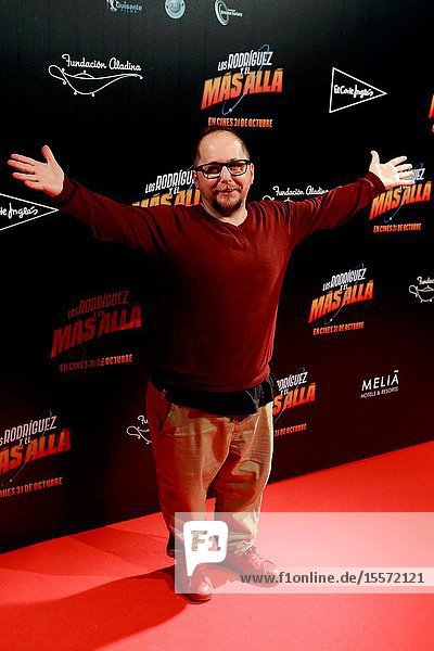 The actor Tomas Pozzi Attends the photocall of the movie “Los Rodríguez y el más allá ..October 23 2019 Callao cinema Madrid.
