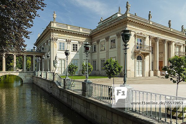 Summer in Lazienki (Royal Baths) Park Warsaw Poland.