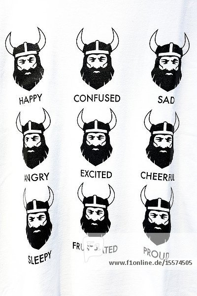 Souvenir tea towel from Iceland.