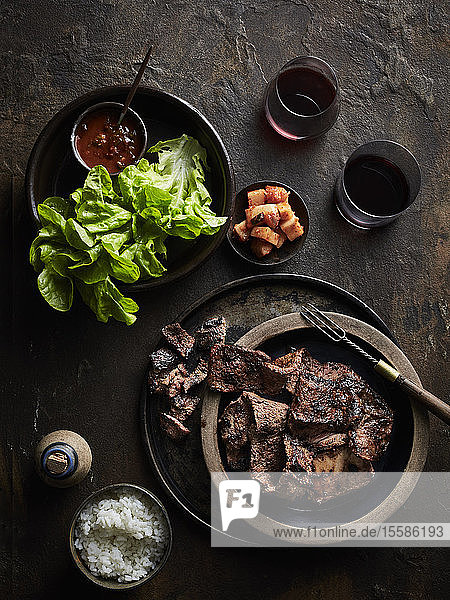 BBQ galbi (korean bbq beef short ribs)