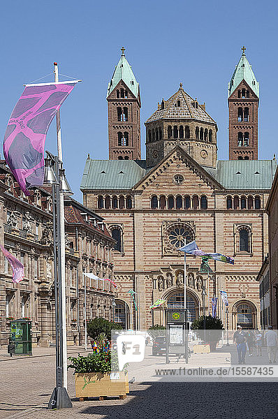 The 11th centy Romanesque Cathedral  Speyer  Rhineland Palatinate  Germany