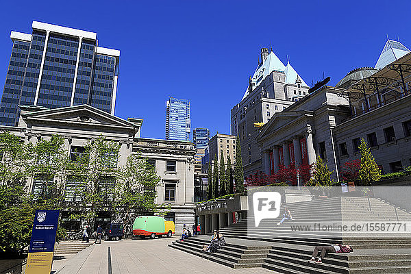 Kunstgalerie  Robson Square  Vancouver City  British Columbia  Kanada  Nordamerika