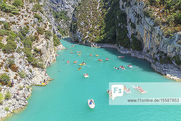 St. Croix Lake, Gorges du Verdon, Provence-Alpes-Cote d'Azur, Provence, France