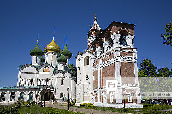 Bell Tower Saviour Monastery of St. Euthymius UNESCO World Heritage Site Suzdal Vladimir Oblast Russia