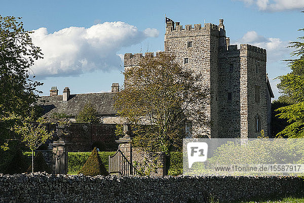 Sizergh Castle  South Kendal  Cumbria  England  Vereinigtes Königreich