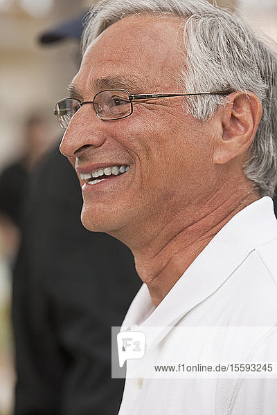 Close-up of a man smiling