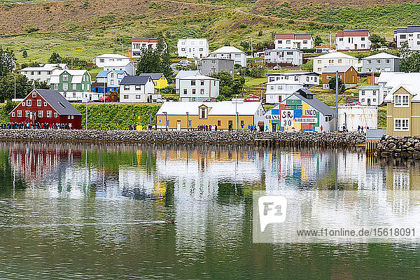 Die Gebäude des Heringsmuseums in Seydisfjordur erzählen die Geschichte dieses für die Stadt wichtigen Industriezweigs in den vergangenen Jahren  Island