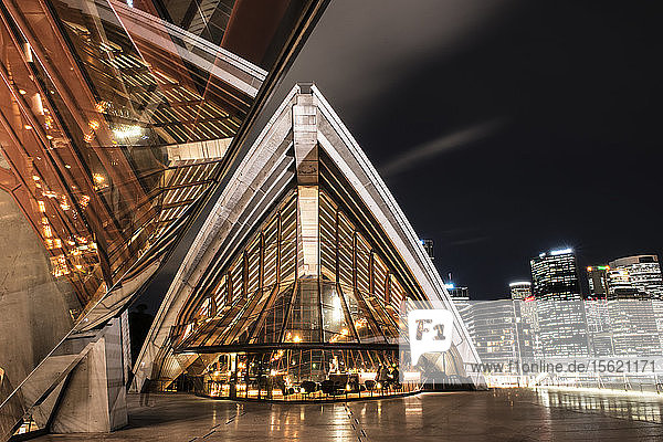 The Sydney Opera House Restaurant At Night