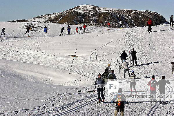 Skilanglauf im Roncal-Tal. NAVARRE