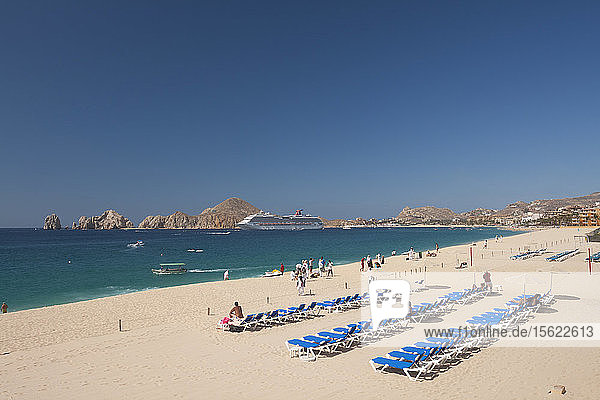 Strand Medano in Cabos San Lucas  Halbinsel Baja California  Mexiko