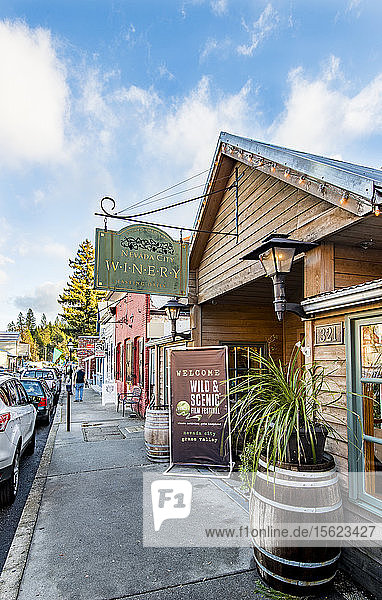 The Nevada City Winery During The Wild And Scenic Film Festival