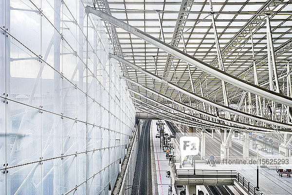 Bahnhof Flughafen Charles de Gaulle  Paris  Frankreich