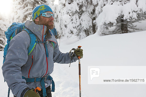 Portrait Of A Backcountry Skier