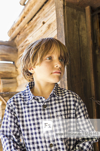 Porträt eines sechsjährigen Jungen