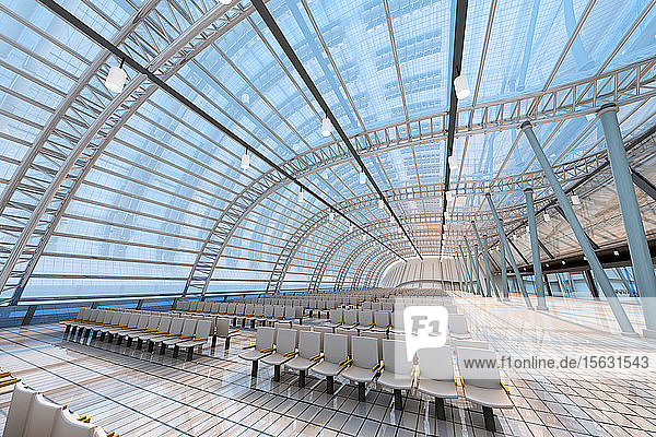 Architektur-Visualisierung des Flughafens