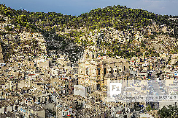 Chiesa Santa Maria La Nova  Ansicht von Scicli  Provinz Ragusa  Sizilien