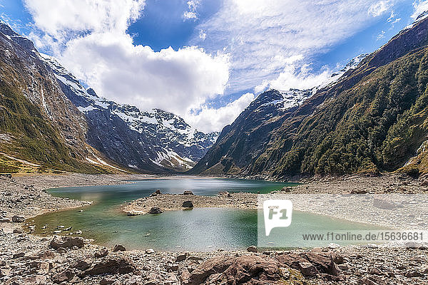 Marian-See Fiordland-Nationalpark Südinsel Neuseeland