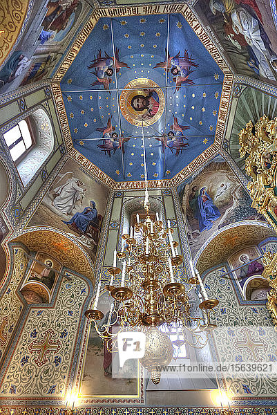 Interior Frescoes Uspenskaya Church; Suzdal Vladimir Oblast Russia
