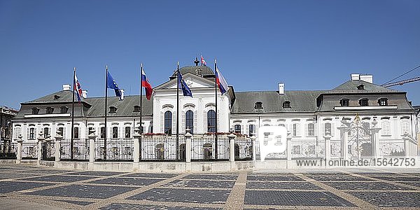Präsidentenpalais Palais Grassalkovich Bratislava Slowakei Europa