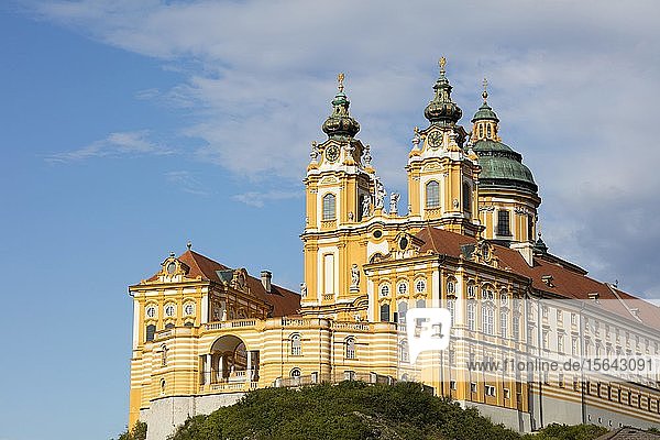Benediktinerabtei Stift Melk UNESCO-Weltkulturerbe Melk Wachau Niederösterreich Österreich Europa
