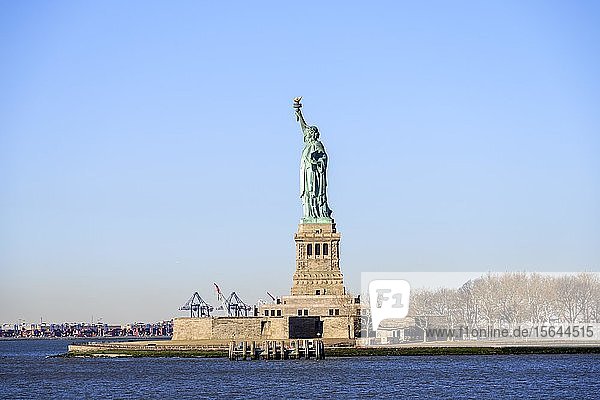 Freiheitsstatue  Freiheitsstatue National Monument  Liberty Island  New York City  New York State  USA  Nordamerika