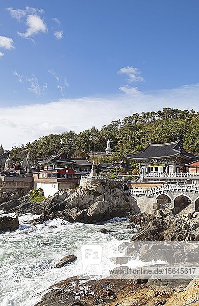 Haedong Yonggungsa-Tempel bei Busan  Gyeongsangnam-do  Südkorea  Asien