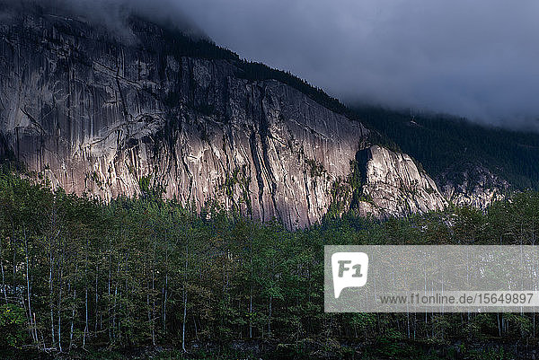 Panoramablick auf die Berge Squamish Britisch-Kolumbien Kanada