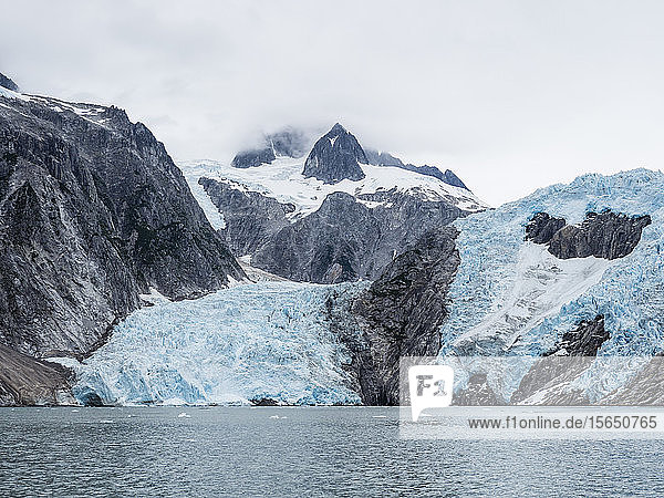 Northwestern Glacier  kurz vor Seward  Alaska  Vereinigte Staaten von Amerika