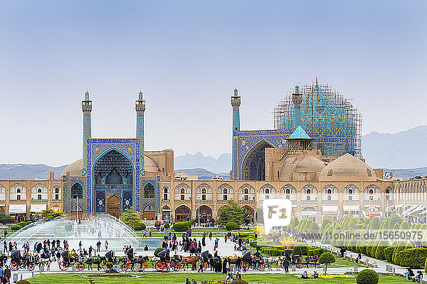 Masjed-e Imam Moschee  Maydam-e Iman Platz  UNESCO Weltkulturerbe  Isfahan  Iran  Naher Osten