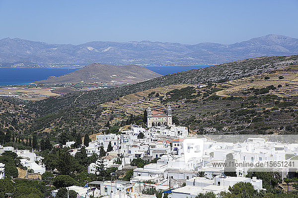 Church of Agia Triada (Holy Trinity) Lefkes Village Paros Island Cyclades Group Greek Islands Greece